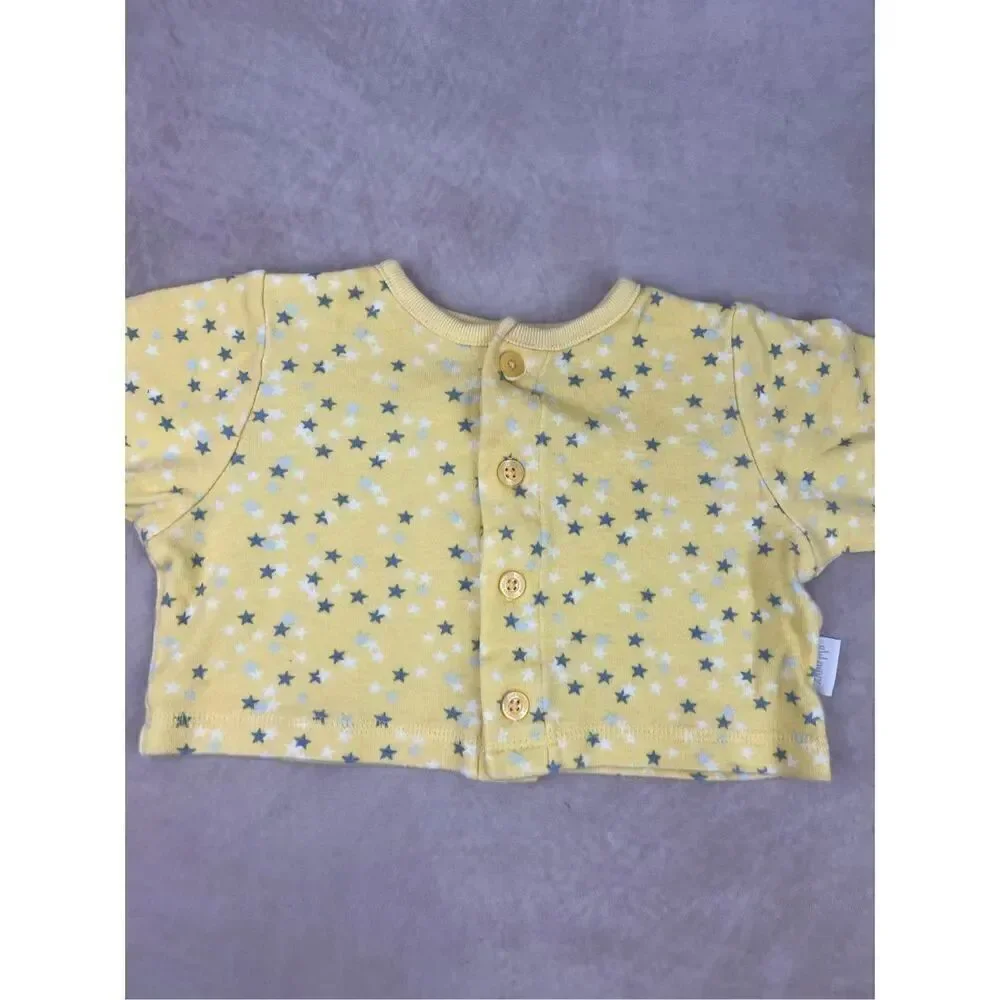 Vintage Star Celestial Style Top 0-3M Baby Newborn 90s Y2K
